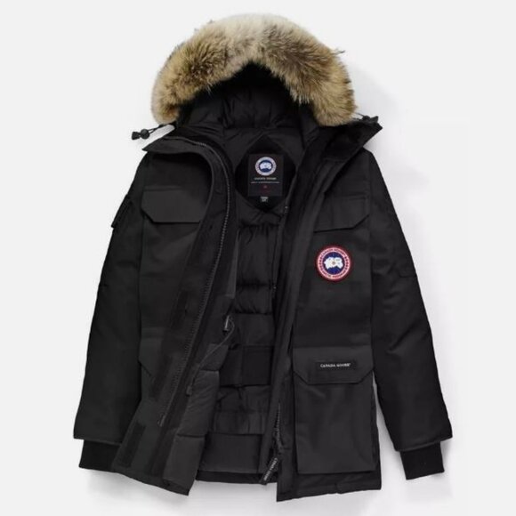Authentic Canada Goose Expedition Down Parka Jacket, Size Medium, Black - Picture 15 of 16